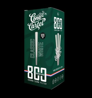 109MM Class White Cone - 26MM FIlter - 800 French Paper