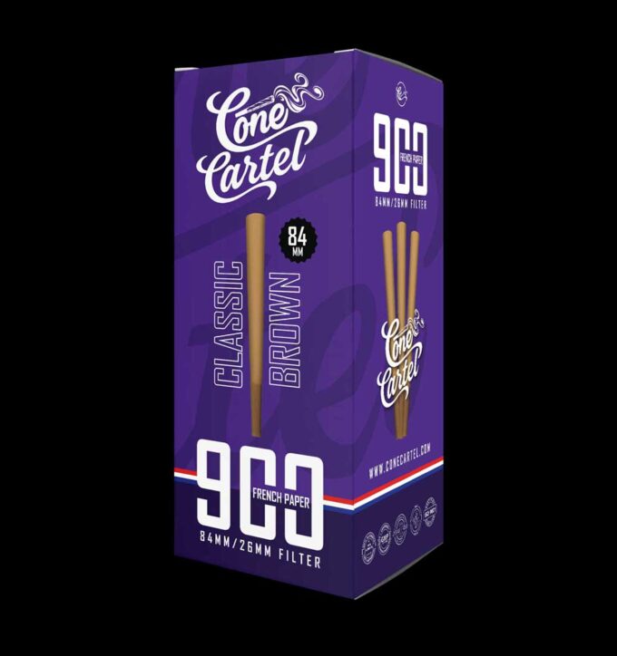 84MM Class Brown Cone - 26MM FIlter - 900 French Paper