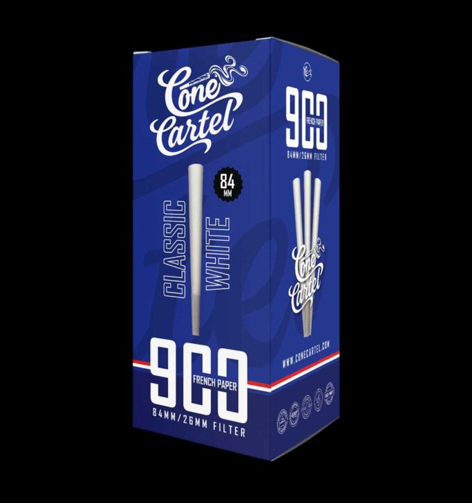 84MM Class White Cone - 26MM FIlter - 900 French Paper